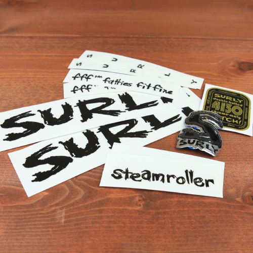 *SURLY* steamroller frame decal set (black)