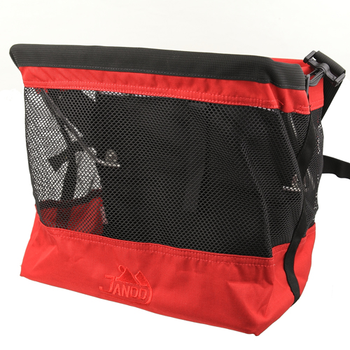*JANDD* grocery bag pannier (red)