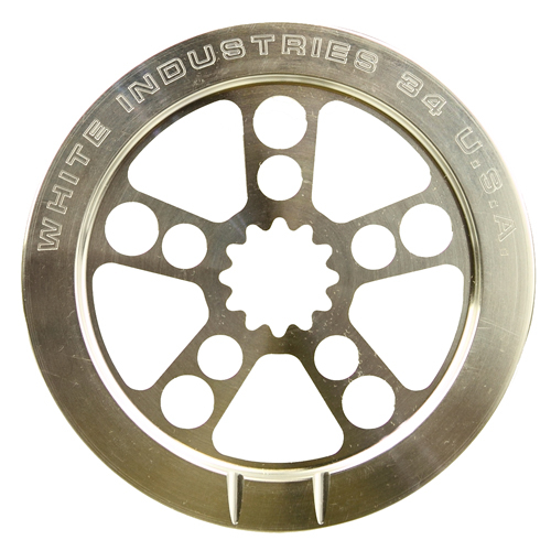 *WHITE INDUSTRIES* bash guard ring (silver)