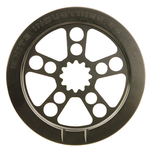 *WHITE INDUSTRIES* bash guard ring (black)