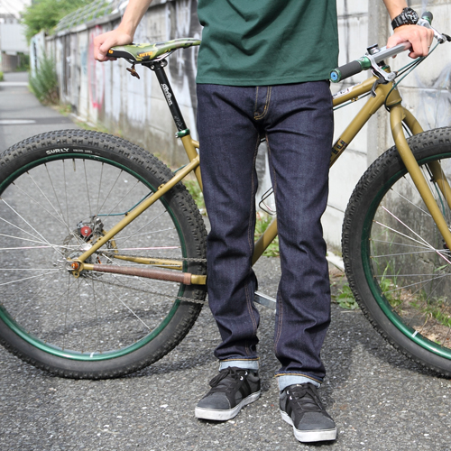 *BLUE LUG* stretch bike denim regular (indigo)