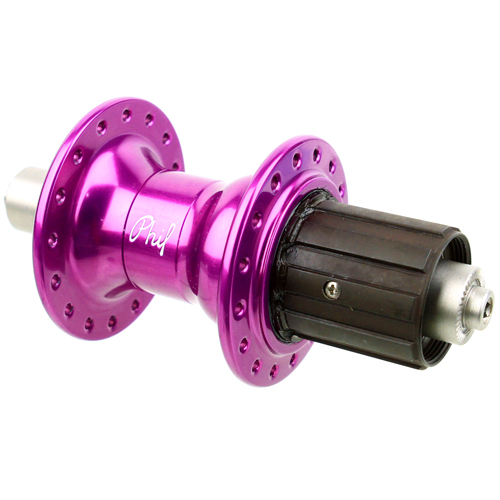 *PHILWOOD* classic road hub rear (purple)