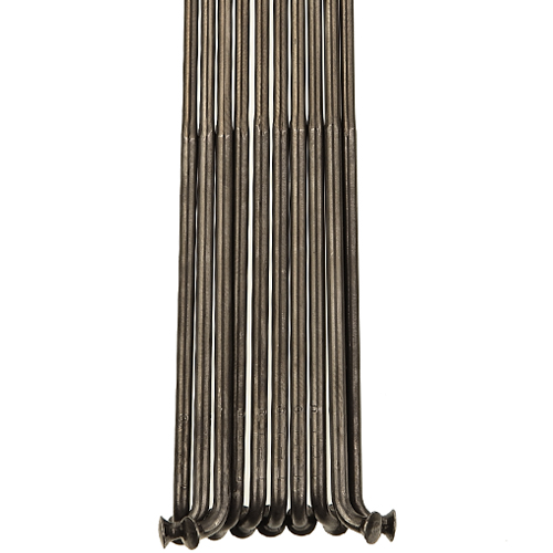 *PHILWOOD* single butted spoke (black)