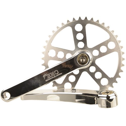 *WHITE INDUSTRIES* eno single speed crank (silver)