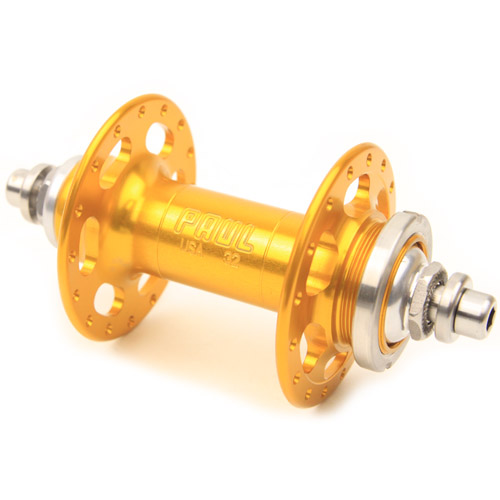 *PAUL*rear track hub (gold/32h)