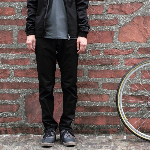 *SWRVE* midweight wwr slim trousers (black)