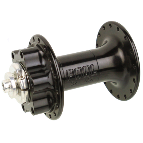 *PAUL* disk fhub front hub (black)