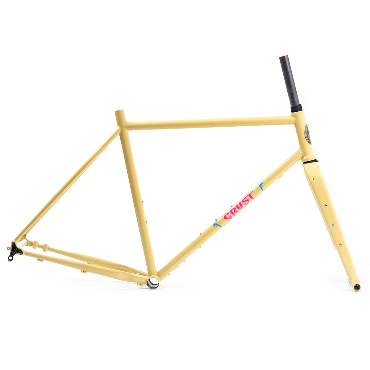 *CRUST BIKES* evasion lite frame (pale yellow)