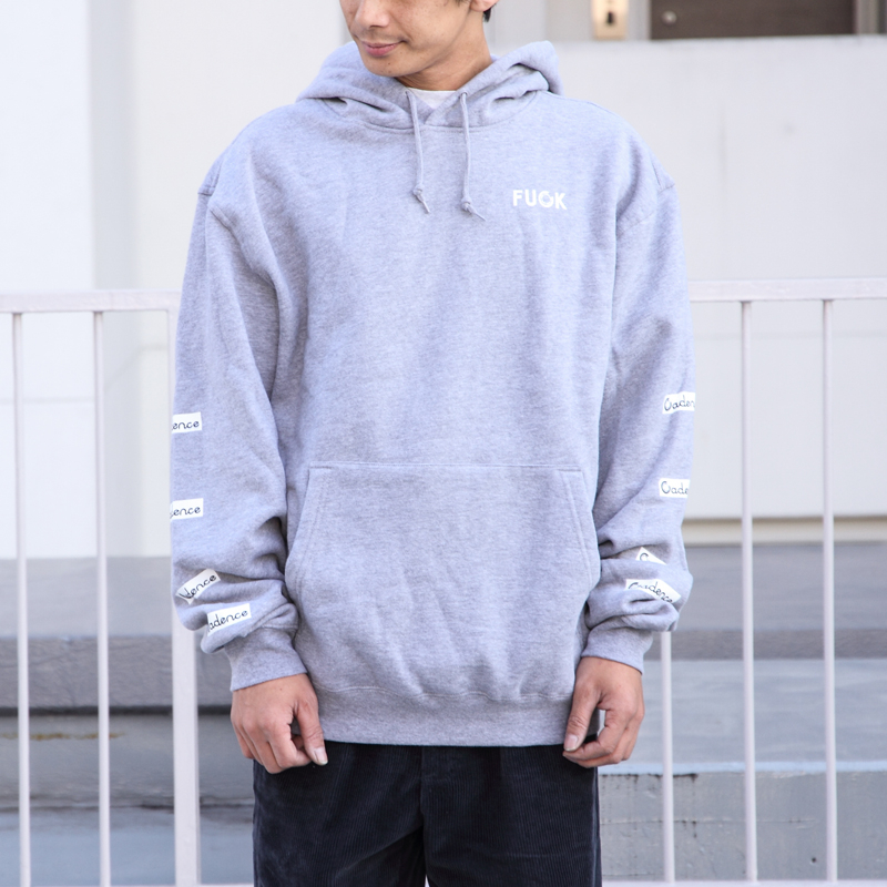 *CADENCE* fuck hoodie (grey)