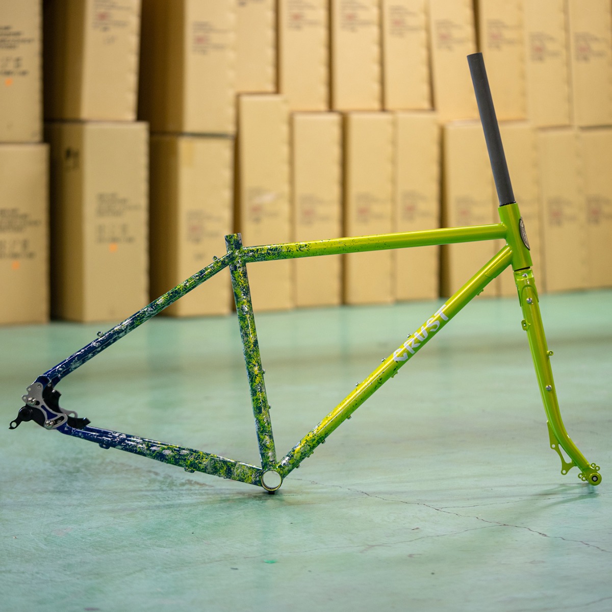 CRUST BIKES evasionフレームセット美品 CRUST BIKES Evasion Step Through Frame Set