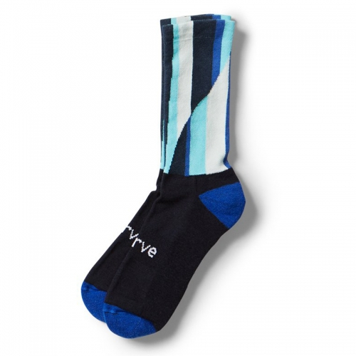 *SWRVE* dion johnson merino wool socks (navy/blue)