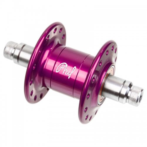 *PHILWOOD* narrow flange hub front (pink/28h)