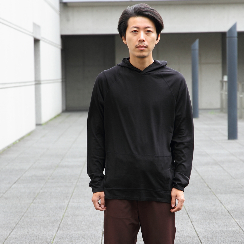 *SWRVE* cotton/Modal hiding hoodie (black)