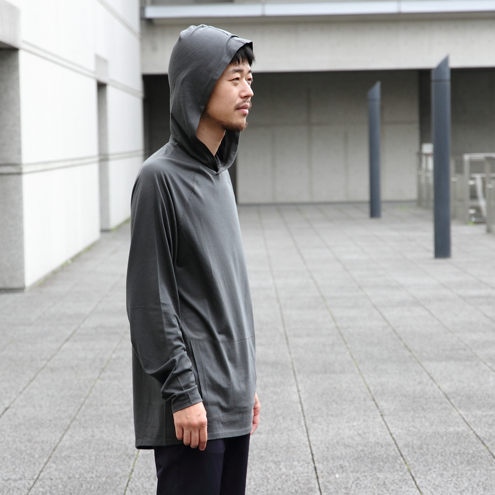 *SWRVE* cotton/Modal hiding hoodie (gray)
