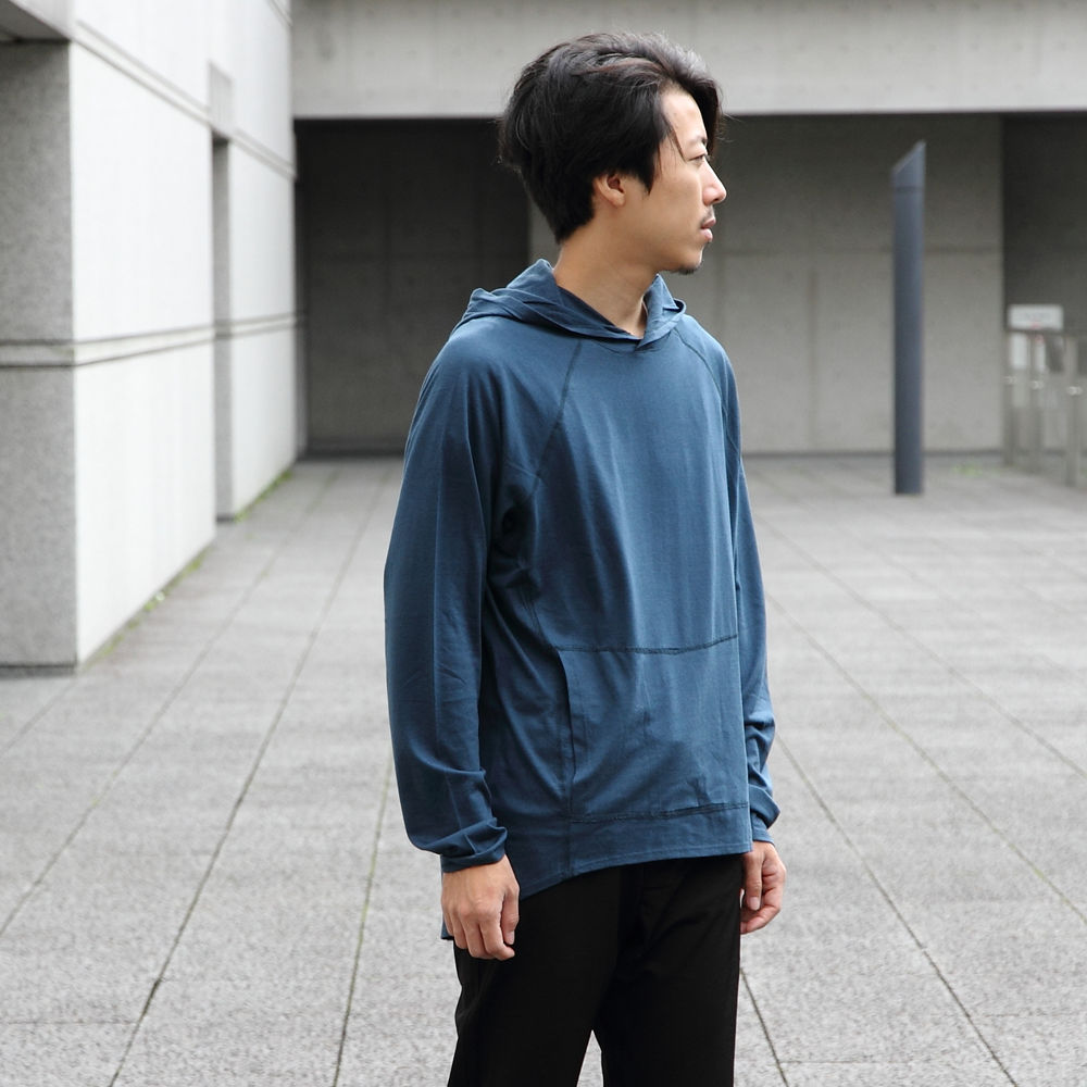 *SWRVE* cotton/Modal hiding hoodie (blue)