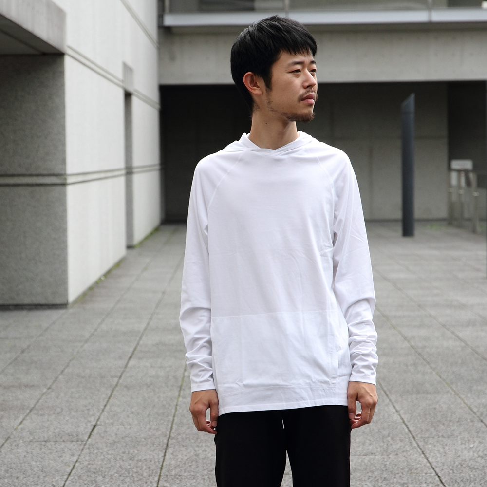 *SWRVE* cotton/Modal hiding hoodie (white)