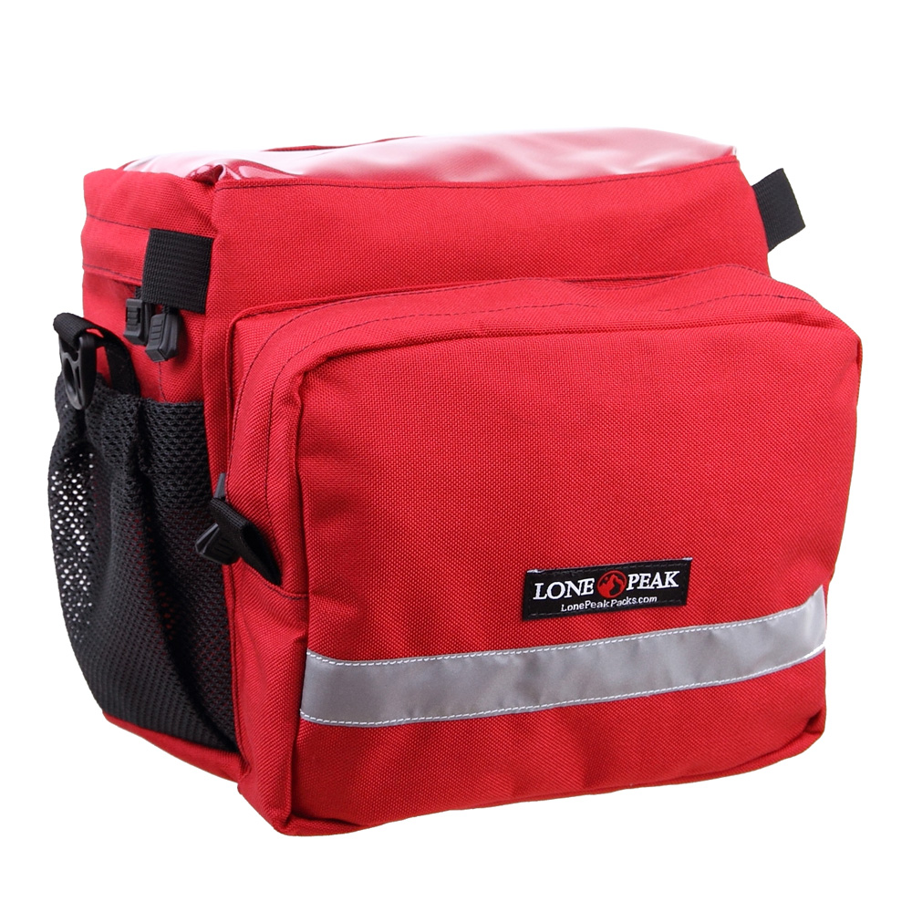 *LONE PEAK* alta handlebar bag (red)