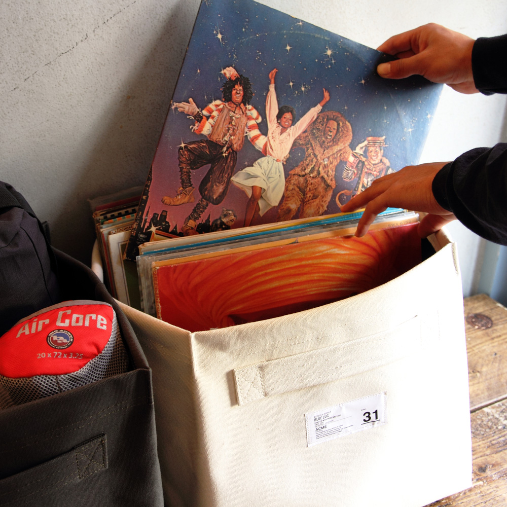 *ACME×BLUE LUG* canvas troy box (white)