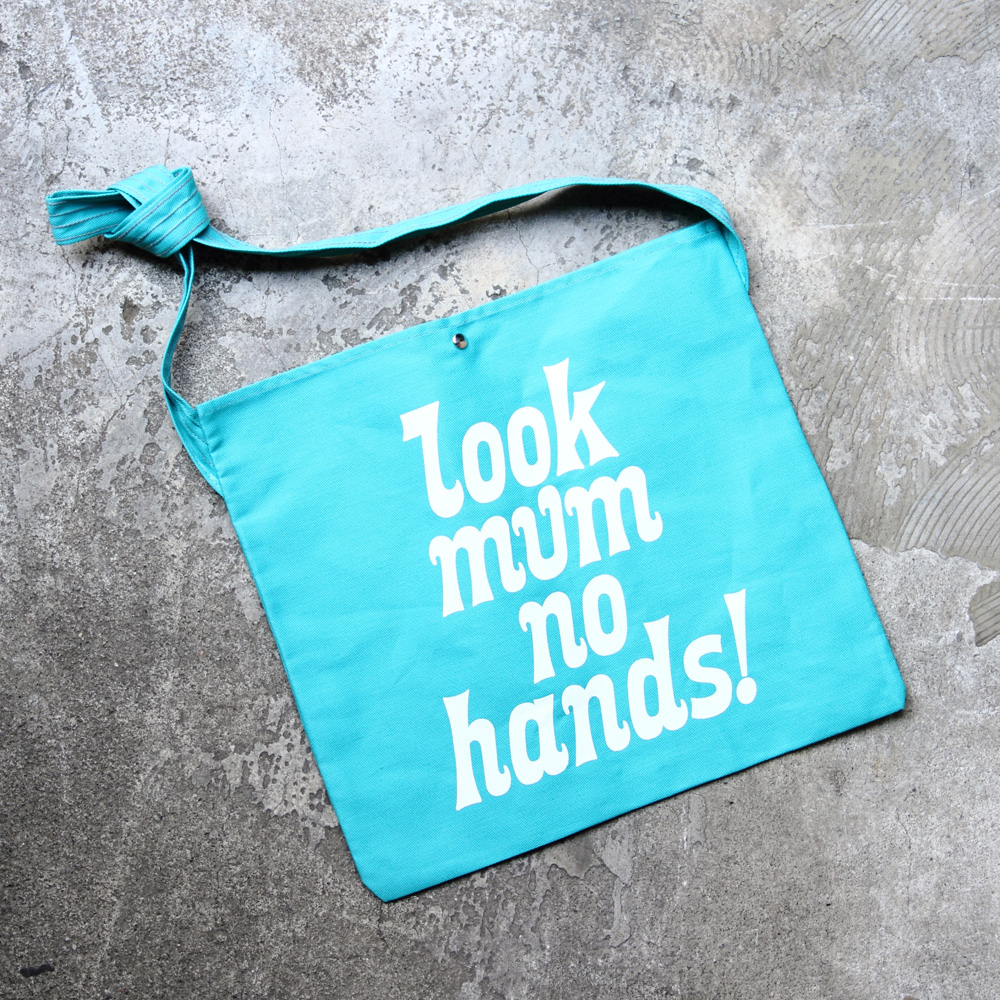 *LOOK MUM NO HANDS* Musette (turquoise)