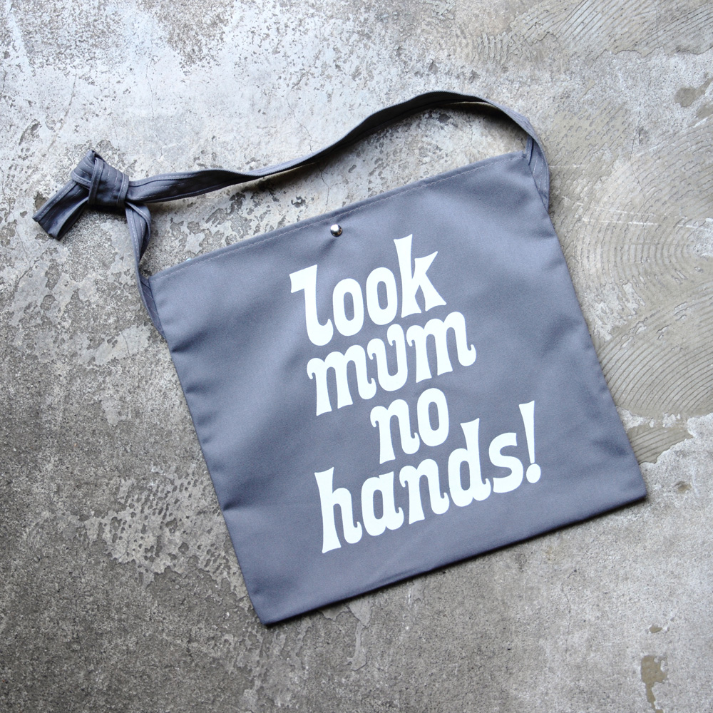 *LOOK MUM NO HANDS* Musette (grey)