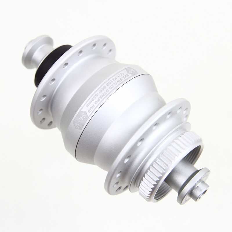 *SHUTTER PRECISION* dynamo disc hub (matt silver)