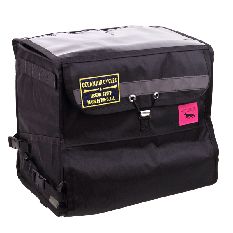 *OCEAN AIR CYCLES × SWIFT INDUSTRIES* docena demi-porteur bag (black)