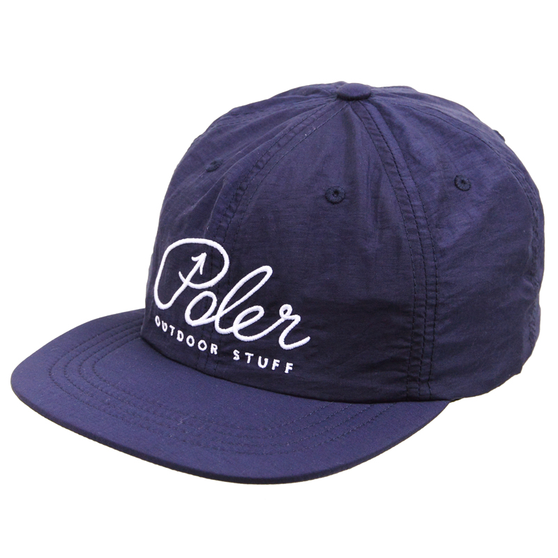 *POLER* script nylon floppy (navy)