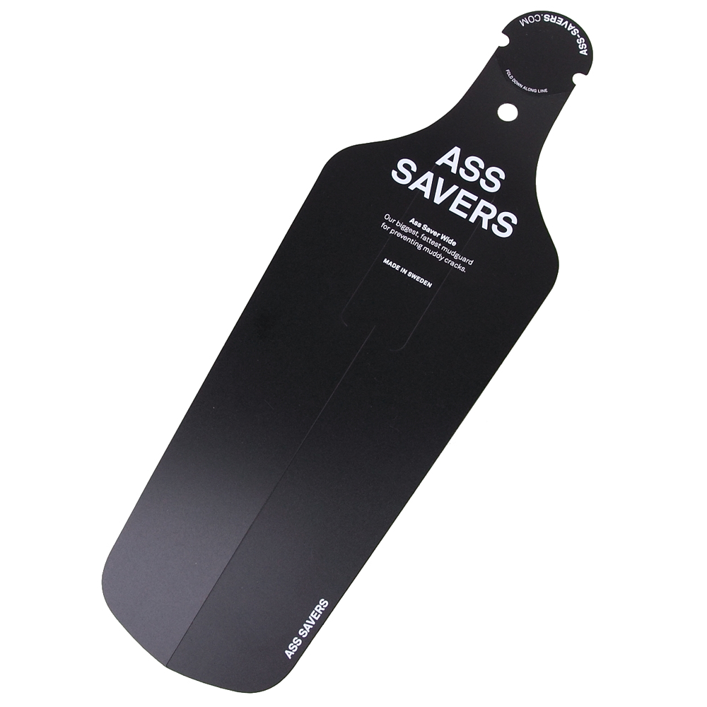 *ASS SAVERS* wide fender (black)