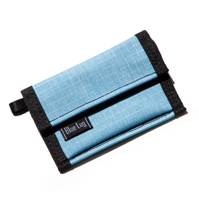 *BLUE LUG* micro wallet (light blue)