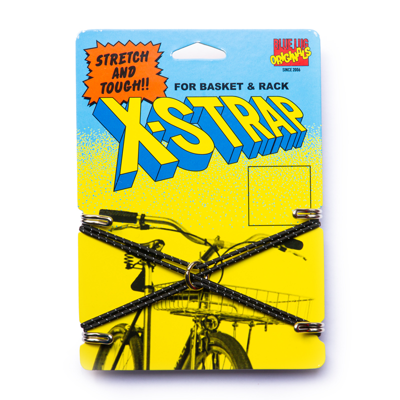 *BLUE LUG* X-strap (black)