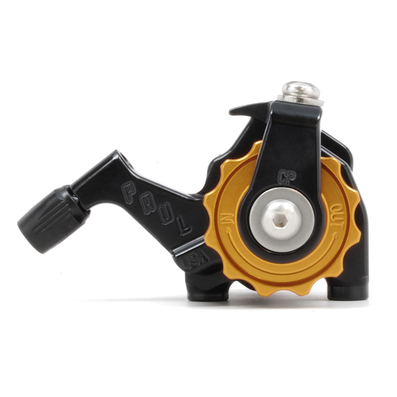 *PAUL* klamper flat mount disc calliper (black/orange)
