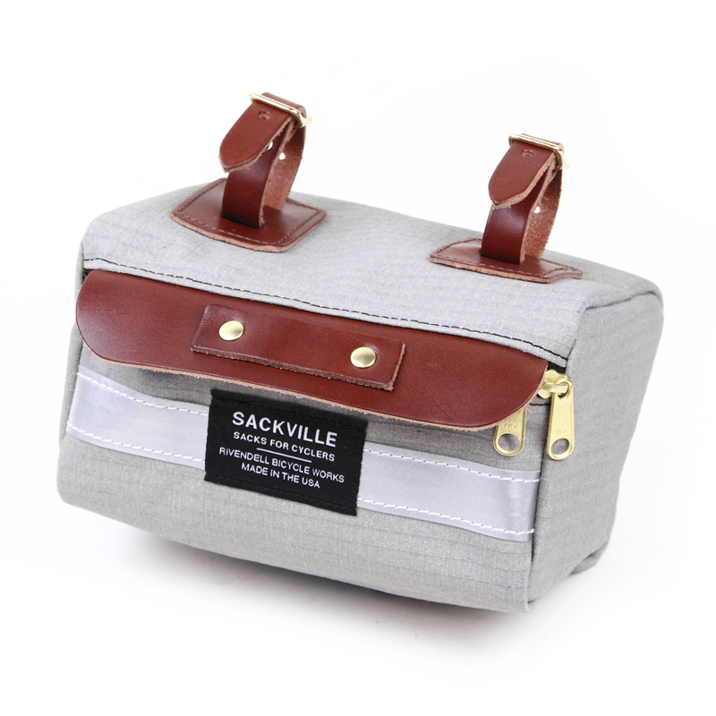 *RIVENDELL* sackville saddle sack (XS/light grey grid)