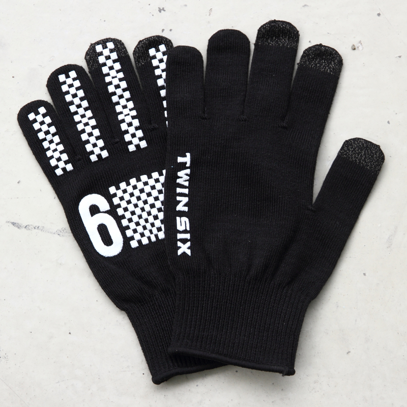 *TWIN SIX* T6 knit glove (black)