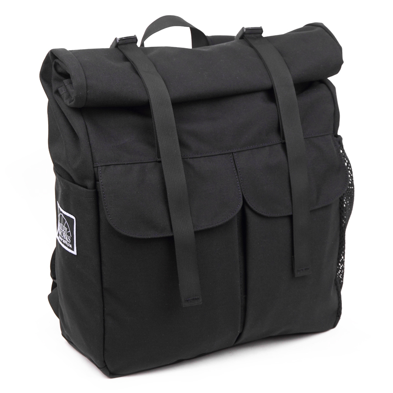 *BAILEYWORKS* nomad roll top pack (black)