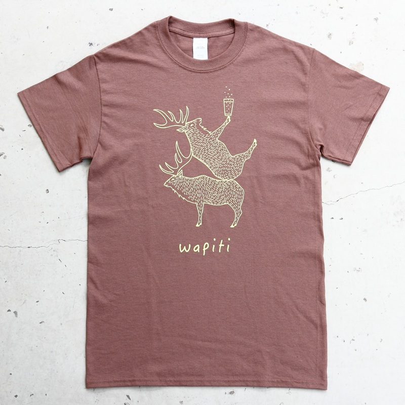 *BLUE LUG* wapiti t-shirt (brown)