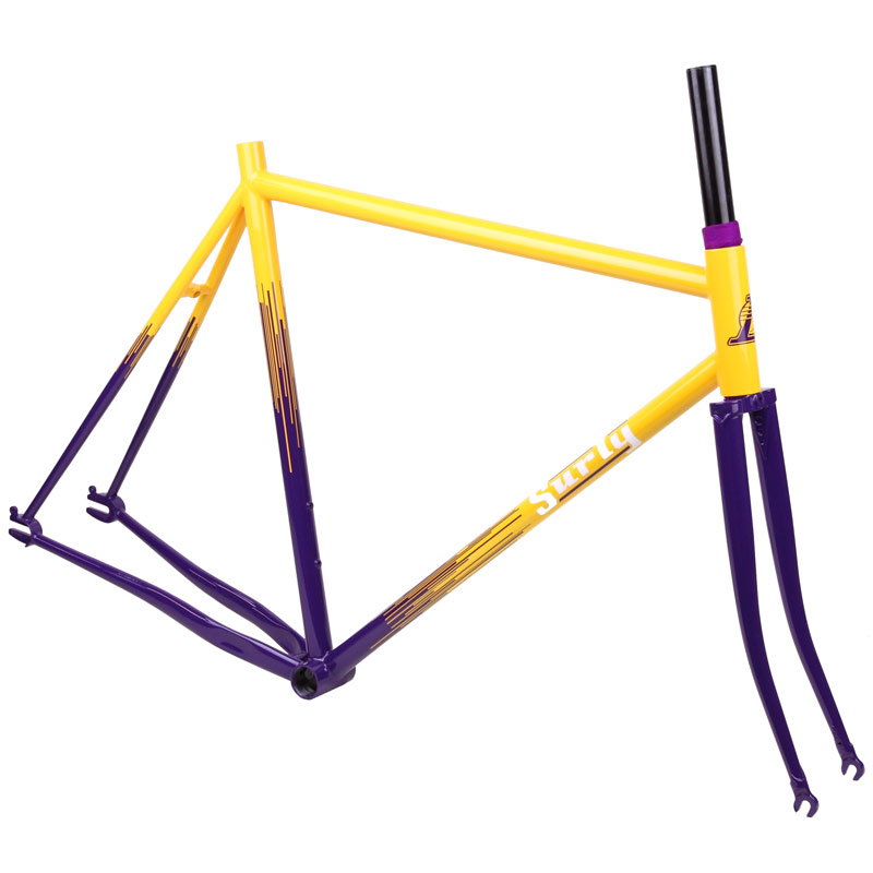 *SURLY* steamroller frame&fork set (purple/yellow)