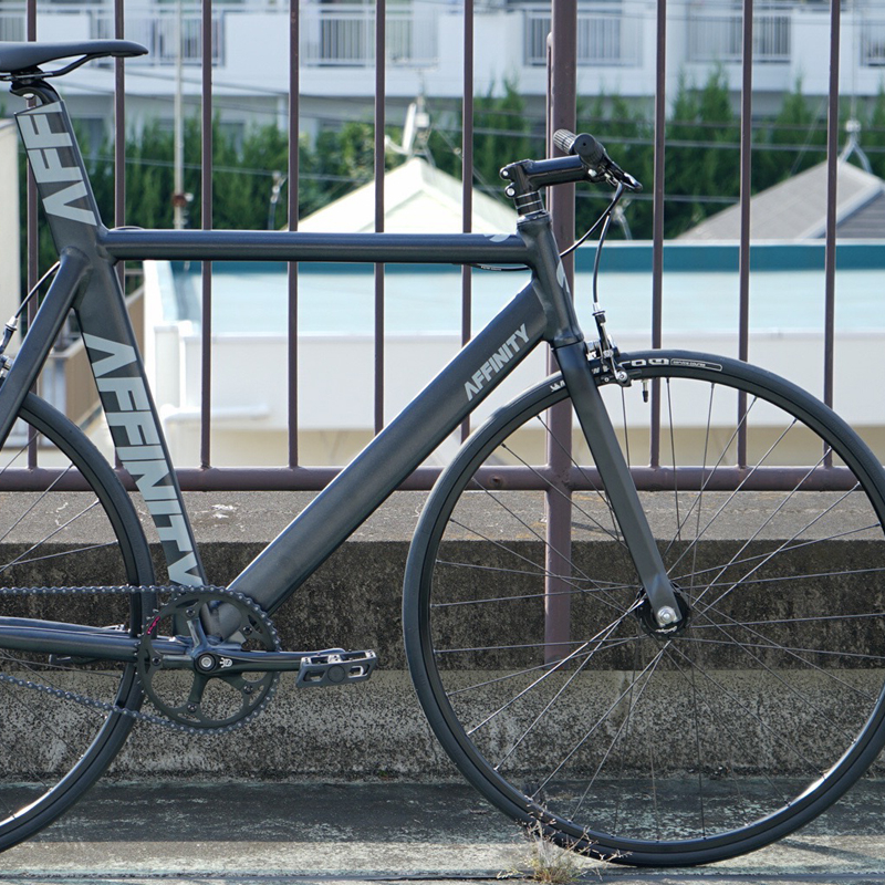 *AFFINITY* kissena complete bike (L/dark grey metalic)