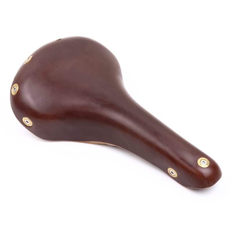 *GILLES BERTHOUD* aravis leather saddle (brown)