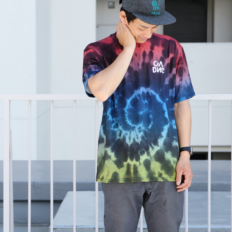 *CADENCE* script trip adventure t-shirt (tiedye)