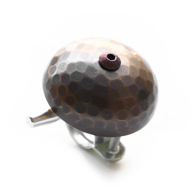 *TOMII CYCLES* hammered brass bell (small)
