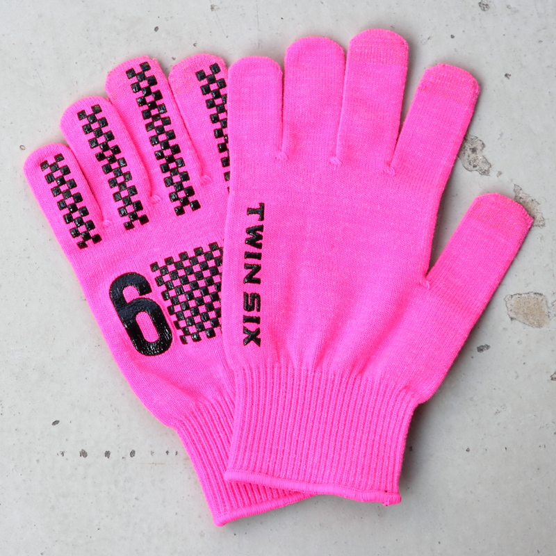 *TWIN SIX* T6 knit glove (neon pink)