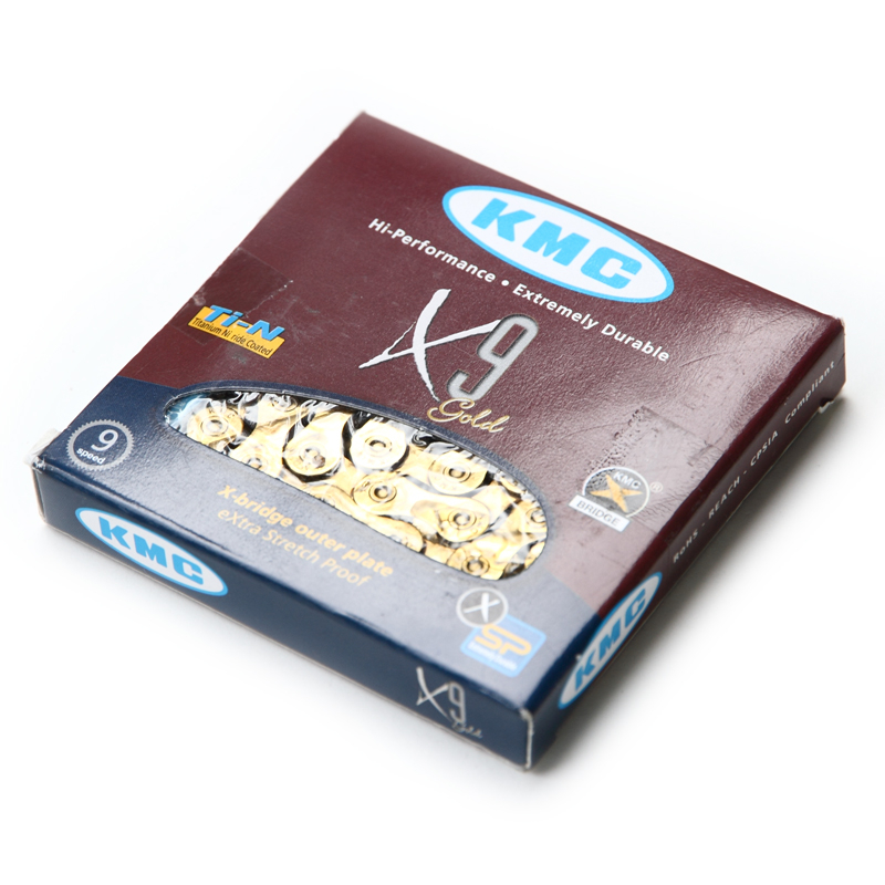 *KMC* X9 chain (gold)