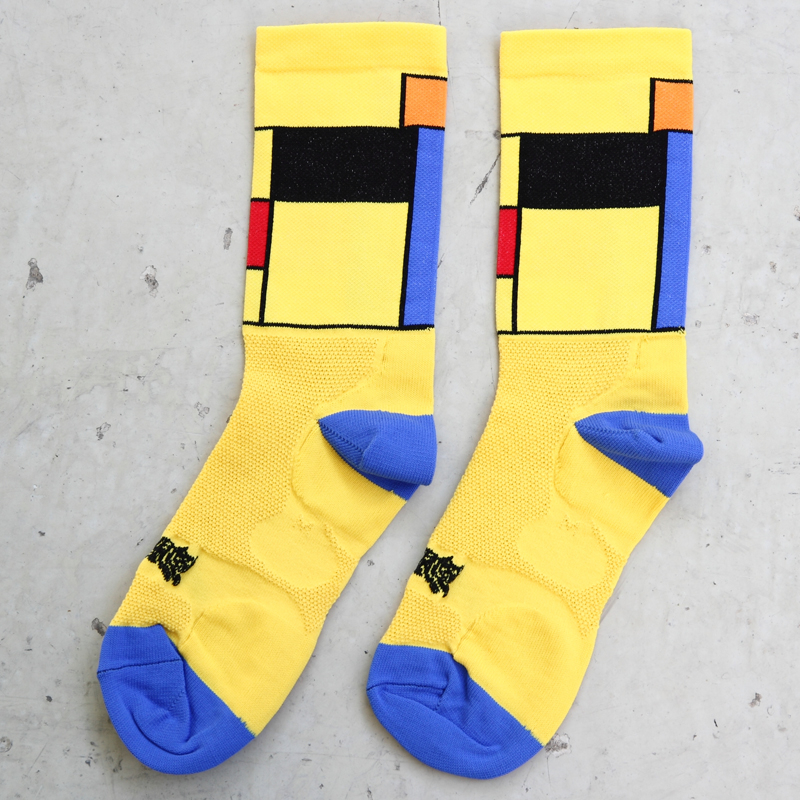 *TEAM DREAM BICYCLING TEAM* lemondster sock (lemon)