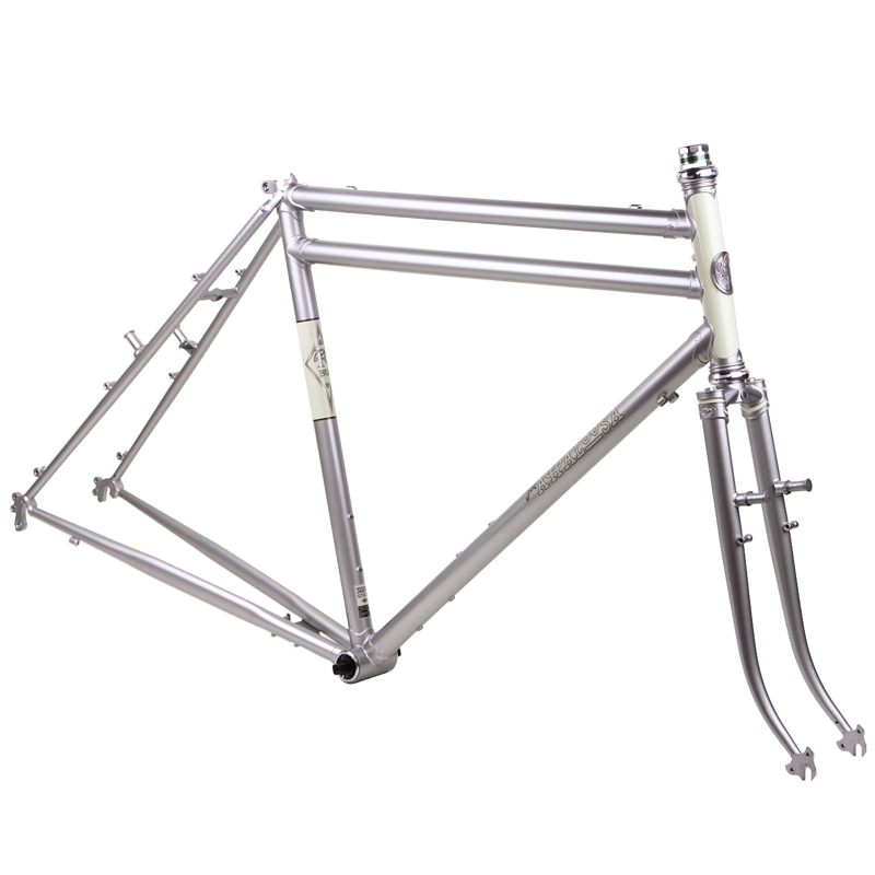 *RIVENDELL* joe appaloosa frame set (silver/58)