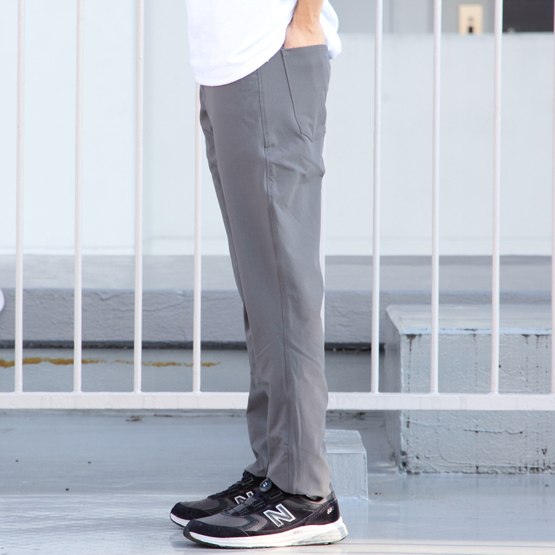 *SWRVE* transverse slim trousers (grey)