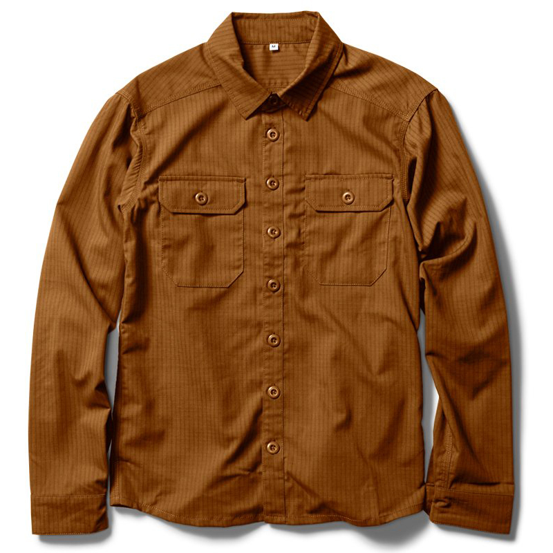 *SWRVE* cordura combat wool long sleeve shirt (tan)