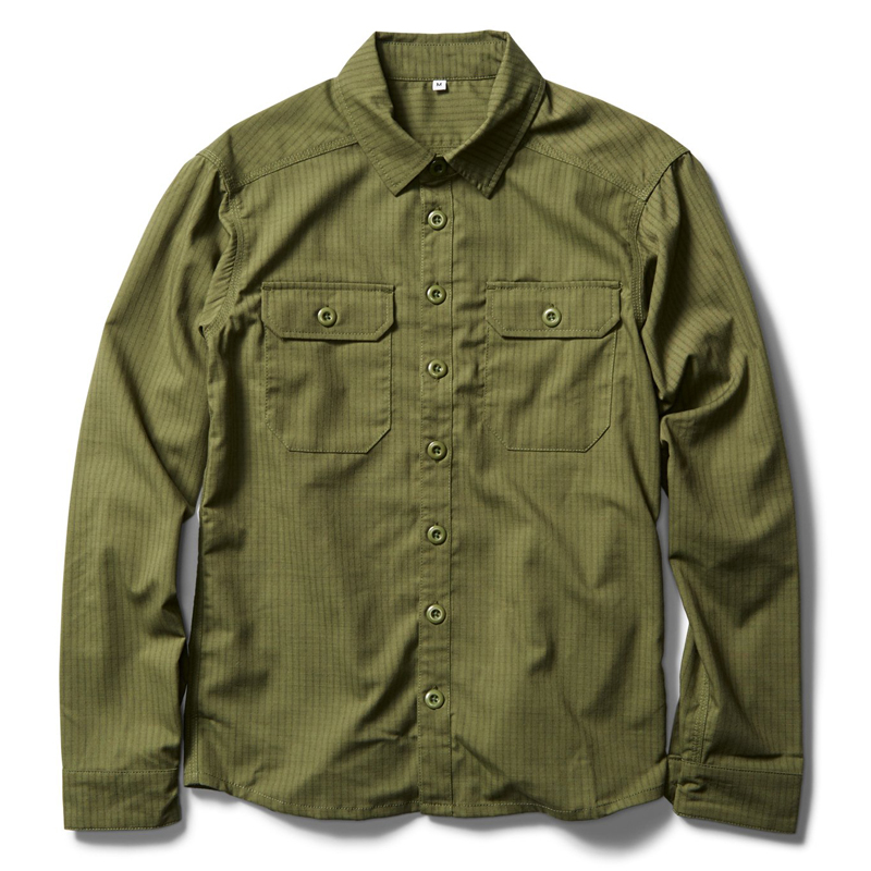 *SWRVE* cordura combat wool long sleeve shirt (olive)