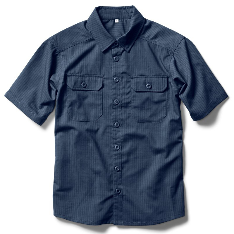 *SWRVE* cordura combat wool short sleeve shirt (navy)