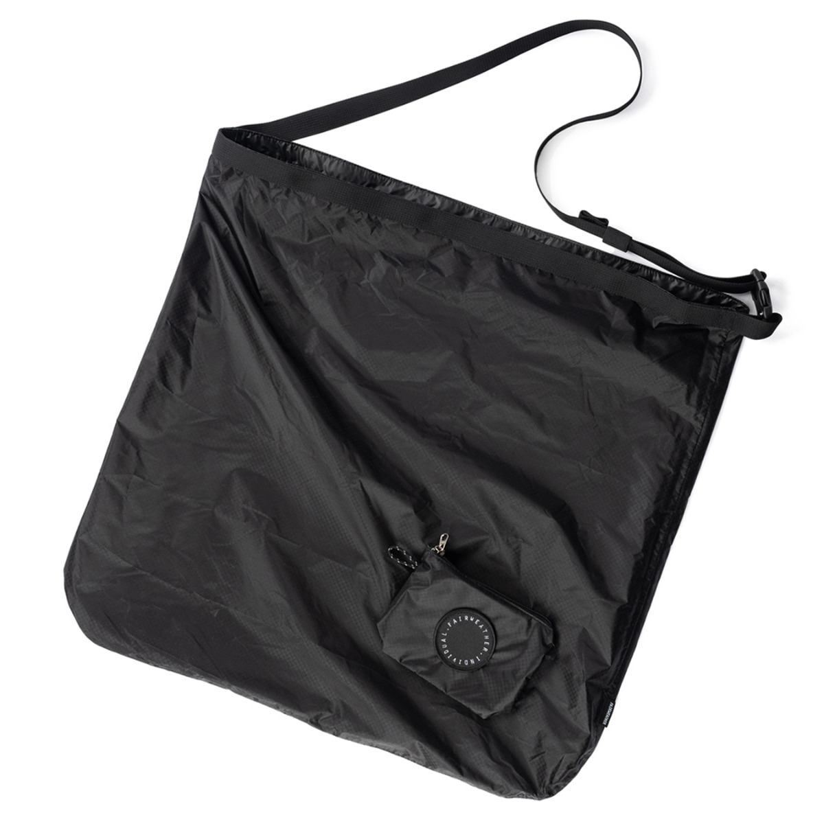 FAIRWEATHER* packable pack (black) - BLUE LUG GLOBAL ONLINE