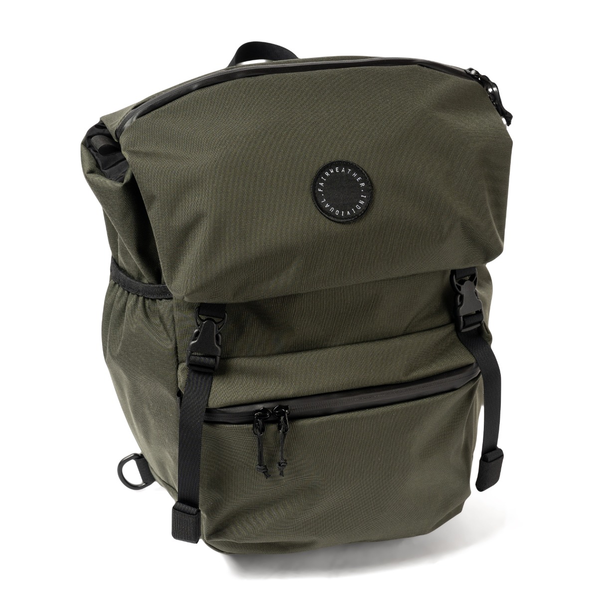FAIRWEATHER* flaptop pannier (olive) - BLUE LUG ONLINE STORE